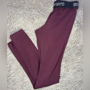 ~GARAGE : Dark Purple/Maroon Leggings